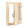 Window, 40x30 cm, double glass, linden, outer opening