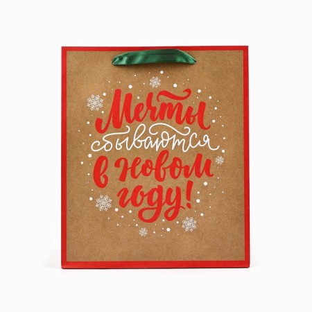 Craft vertical “Dreams Complete” package, Ml 23 x 27 x 11.5 cm, New Year-2