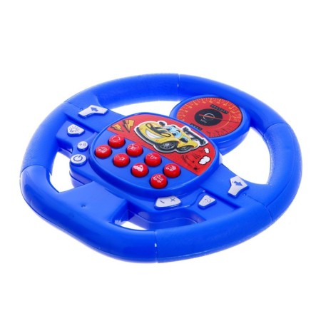 Musical toy "Super Right", sound effects, works from batteries, blue color-1