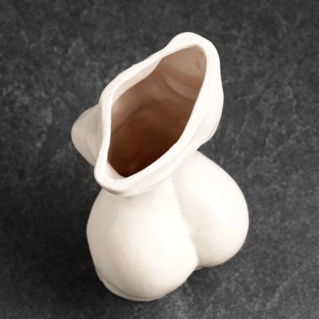 Vase "Grace" white, 0.7 liters-5