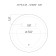 Domino Sofia mirror, size 500x500 mm, with backlight