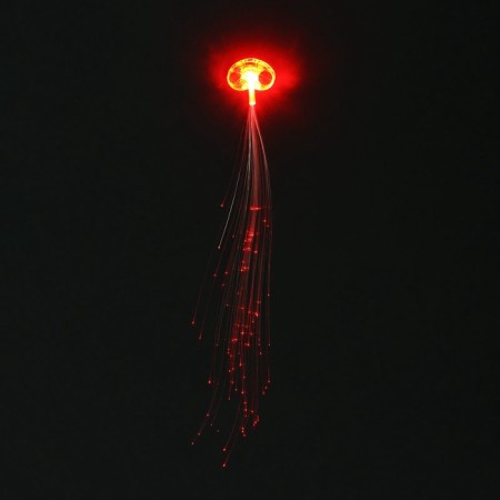 Hair strand on a hairpin, luminous, 3.5 x 33 cm-6