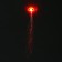 Hair strand on a hairpin, luminous, 3.5 x 33 cm