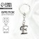 A keychain for keys is the letter “only for you. E ", 8 x 3 cm