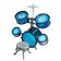 Drum installation "Gold", 5 drums, plate, sticks, stool, pedal