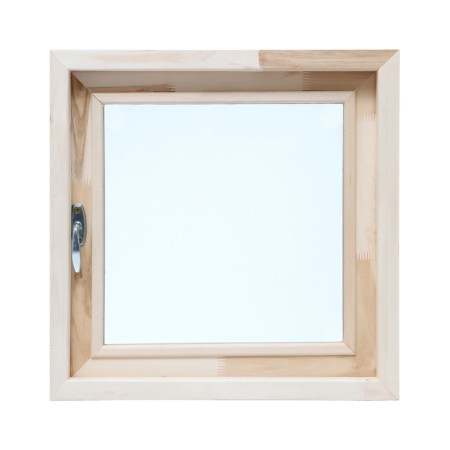 Window, 50 × 50cm, double glass of linden, external opening-6