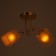 Henri chandelier 2x60W E27 Gold 43x25x23cm Ritter