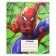 Notebook in a line of 24 sheets, 5 types of mix, embossing, cover Cover Cardboard, Spider-Man, Spider