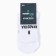 Women's socks "I am a beauty", white color, size 36-40