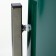 Urn street "Circle" 18 l, green, tank 0.5 mm, 54 x 31 x 31 cm