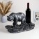 Standing for a bottle "Bear" 45x23x25cm, silver