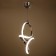 Lamp Bayerlux 86001/1 LED 24W 4000k chrome 23x15x38-138 cm