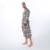 Male robe, brown color, size 56