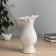 VAZA Ceramics Table "Philix" D Ob - 6 cm, 22.5x9 cm, white