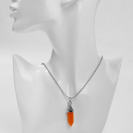 Pendulum pendant, orange color, 40 cm-5