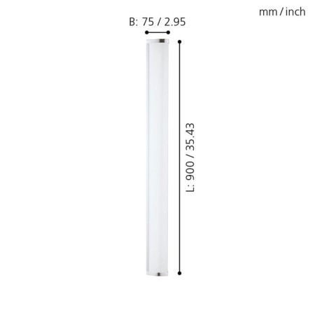 GITA 2, 1x24W LED, 4000K, 2600LM, chromium color-2