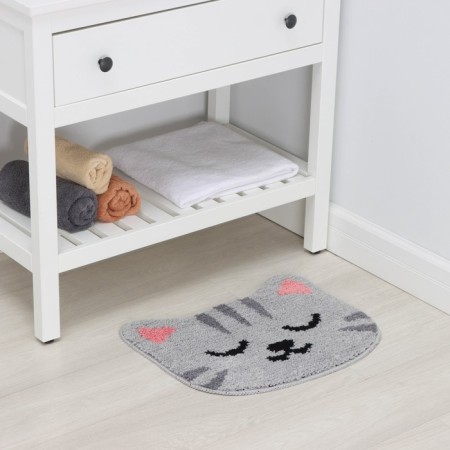 House rug shares "Cat", 50 × 40 cm, gray color-1