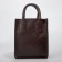 Bag Women's Tout with zipper, brown color