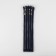 Metal zipper, No. 3, non-proceeding, automatic lock, 30 cm, dark blue color/nickel