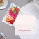 Money envelope "Congratulations! - 3" Flowers, 18.5x8.5 cm