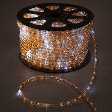 Luazon Lighting Light Light Lighting 13 mm, IP65, 100 m, 36 LED/M, 220 V, 2W, flickering, glow yellow