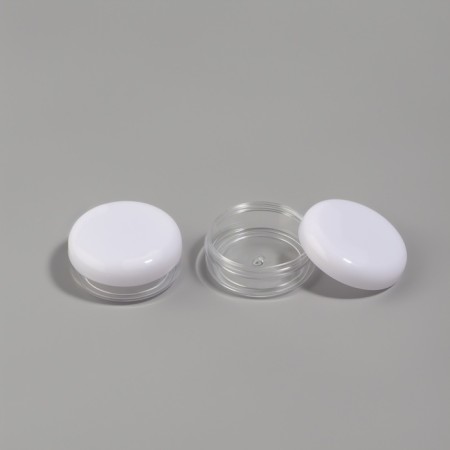 Storage jars, set - 2 pcs, 14 ml, white/transparent color-2