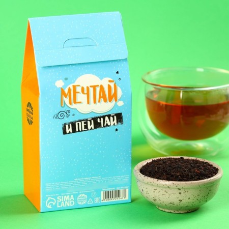 Black tea "Dreams" in the box, taste: thyme, 50 g.-3