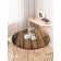 The tablecloth “wooden fence”, round, oxford, elastic band, size 120x120 cm, diameter 75-100 cm