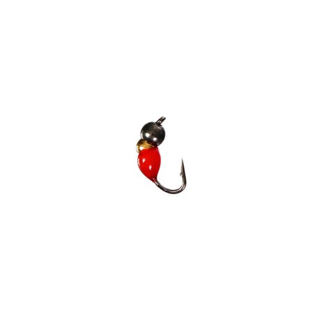 Mormyshka Wolfram Marlin’s Murash No. 1, 3 mm, 0.3 g, color gold, black, 10 pcs.