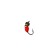 Mormyshka Wolfram Marlin’s Murash No. 1, 3 mm, 0.3 g, color gold, black, 10 pcs.