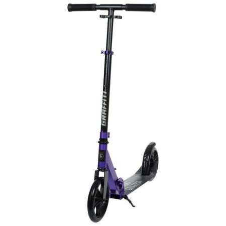 Sugan of the city Graffiti, folding, wheels PU 200, 86A, ABEC 9, footboard, purple color-1