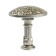 Holder for curtains Cappio KC211, color silver, 2 pcs