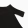 Women's longing on one shoulder Minaku: Basic Line Black Color, size 44