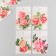 Cardboard "Flowers 04" set 10 pcs (4 types) 4x6 cm