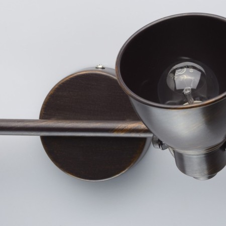 Ringen Chase 2x40W E14 Coffee, golden 22x39x16cm-8