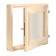 Window, 40 × 50cm, double glass of linden, outer opening