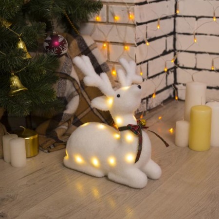 LED figure "Deer" 25 × 29 × 13 cm, phlock, batteries CR2032x2 (not in the kit), glow warm white