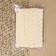 Knitted lace, 40 mm × 10 ± 1 m, beige color