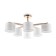 Freya FR5386CL-06G PIPE, 720x720x265 mm ceiling lamp, E27, 6x60W, color gold