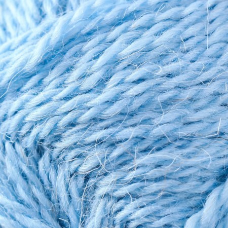 Yarn "village" 100% half-carbonated wool 250m/100g (177-blue sky)-2
