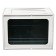 File-cabinet 4-sectoral Istanm, white case, black trays