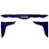Lambraquen windshield with SkyWay curtains 180cm/60x60 cm, "Russia", blue, S01203016