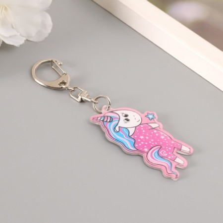 Acryl keychain "Unicorn-Feja" 4.2x5.5 cm-1
