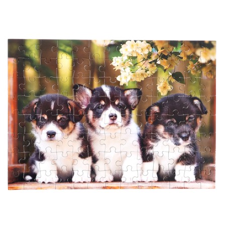 Puzzles "Funny puppies No. 2", 104 elements-1