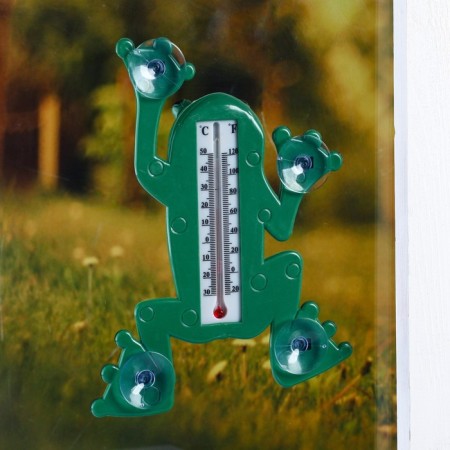 Plastic thermometer window "Frog" in the bag-1