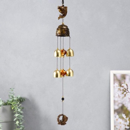 Wind Music Metal "Carp" mix 7 bells 46 cm