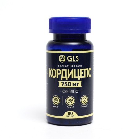 Cordyceps GLS complex with Chinese lemonnik, 60 capsules of 225 mg