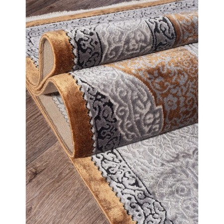 Rectangular carpet IPEK MEKIK ERVA, size 240x340 cm, color Gray/terra-1