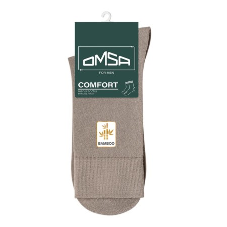 Men's socks Bamboo Omsa Classic, size 42-44, color Grigio Chiaro