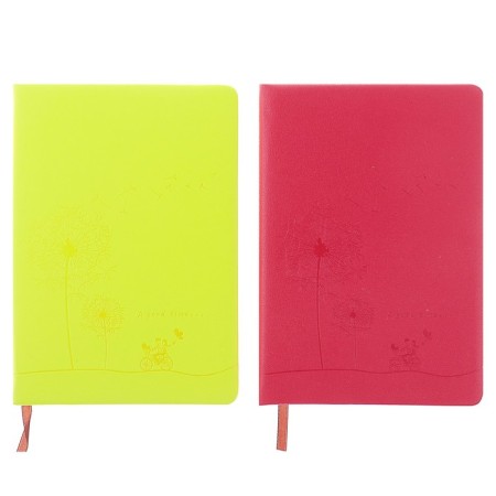 Deliciper of Leduced A5, 148 sheets in a ruler, PVC cover, mix-1